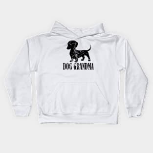 Dachshunds Dog Grandma Kids Hoodie